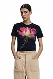 Desigual Damen 25SWTK24 T-Shirt, Blue, XL