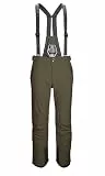 killtec Herren Skihose/Ski-Trägerhose mit abzippbarem Latz und Kantenschutz Larok, dunkeloliv, S, 35244-000