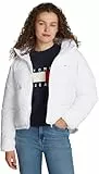 Tommy Jeans Damen Pufferjacke Warm, Weiß (White), M