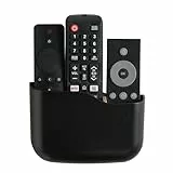 LINFIDITE Fernbedienung Halter Selbstklebende Fernbedienungshalterung Wandmontage Universal-Halterung Organizer Box für Media-Player, Controller, Handys Aufladen,Schwarz