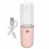 Nano FacialHandlicher Nebelsprüher, Feuchtigkeitsspendendes Make-up und Feuchtigkeitsspendender Zerstäubungsbefeuchter für die Hautpflege (Pink) (Hell-Pink)