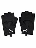Puma Essential Training Gloves Black, M, 41465, Black-Gray Violet