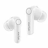 EarFun Air Pro 4+ Bluetooth Kopfhörer mit Noise Cancelling, Hybrid-Treibersystem, Hi-Res Audio, aptX Lossless, LDAC, 6 Mik. KI Anrufe, 54 Std. Akku, Multipoint, Trageerkennung, IP55, Bluetooth 6.0