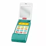 Fisher-Price Klapphandy-Babyspielzeug Musik- und Lernspaß für Kleinkinder Rollenspiele für Kinder ab 6 Monaten mehrsprachige Version, JMM31