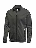 Joy Sportswear Karsten Herren-Jacke für Sport oder Freizeit, Bequeme Trainings- und Sweat-Zip-Jacke in der Langarm-Version, ideal für Fitnessworkouts 54, Basalt Melange
