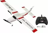JAMARA Cessna 182 Flugzeug 2,4GHz Gyro 2CH – ferngesteuert, einsteigertauglich, Stabilisierung der Flugeigenschaften, sehr Gute Selbstflugeigenschaften, aus flexiblem Mikroschaum