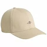 GANT Unisex High Shield Cotton Twill Cap Baseballkappe, Putty, Einheitsgröße EU