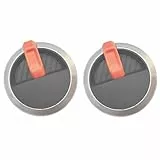 Firsgrill Professioneller Ersatz Blackstone Grill-Ventilknöpfe (2er-Pack, Silber)