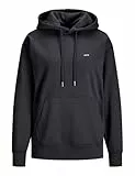 JJXX Jack & Jones Damen Jxabbie RLX Ls Every Hood SWT Noos Kapuzenpullover, Black/Print:White Logo, L