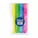 Pelikan 438/4 Textmarker, farbig sortiert, 4 Stück
