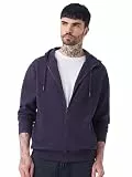 The Souled Store Solids: Berry Purple Kapuzenpullover für Herren und Jungen, langärmelig, mit Kapuze, einfarbig, Baumwollmischung, Übergroße Passform, für Winter, lässig, Streetwear