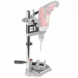 WALTER Bohrmaschinenständer mit Schraubstock, Bohrständer, Ständer für Bohrmaschine, aus Bohrmaschine wird Tischbohrmaschine, verstellbar, stabil, passend für viele Modelle, Kabelgebunden