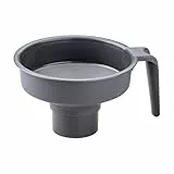 Fackelmann Einfülltrichter aus Kunststoff, ergonomisches Design mit Aufhänge Manschette – zum Umfüllen von Flüssigkeiten & Pulvern, spülmaschinengeeignet, Made in Germany, ca. 16 × 13,5 × 9 cm