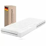 RAVENSBERGER Comfortmatratze Ravo-PUR - Härtegrad H2, mittel - 120 x 200 cm, Höhe 19 cm - ergonomische 7-Zonen Matratze mit Funktions-Bezug, allergikerfreundlich