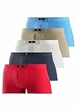 H.I.S Herren Boxershorts, Ausführung Hipster, 5er Pack (DE/NL/SE/PL, Alphanumerisch, M, Regular, Regular, Mehrfarbig)