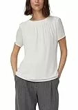 s.Oliver Luftige Chiffon-Bluse mit gesteppter Raffung