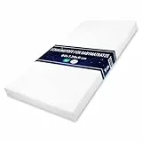 Matratze Kinderbett Schaumstoff Babymatratze 60x120 cm - Schaumstoffmatratze für Reisebett Babybett und Gitterbett Schaumstoffplatte Kinderbettmatratze ohne Bezug Oeko-Tex-Zertifikat 60 x 120