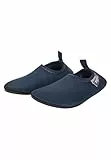 Sterntaler Badeschuhe Uni – Baby Aquaschuhe – Unisex Strand Slipper mit flexibler Sohle – schnelltrocknend & leicht - Ideal für Strand & Schwimmbad - Kinder Bademode – Farbe marine, Größe 26