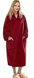 Adigaber Übergroße Hoodie Sweatshirt super weiche warme Robe Decke Sweatshirt Riesen-Hoodie mit Kapuze und Taschen Unisex Geeignet Kapuzenpullover für Erwachsene, Männer, Frauen, Jugendliche