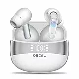 OSCAL Kopfhörer Kabellos Bluetooth 5.4 mit 40h Spielzeit in Ear Kopfhörer Bluetooth IPX7 Wasserdicht Touch-Control Bloototh Sopfhörer Ohne Kabel LED-Ladeanzeige für Sport & Büro (Android/iOS)