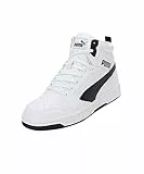 PUMA Unisex Rebound V6 Turnschuhe, Puma White Puma Black, 43 EU