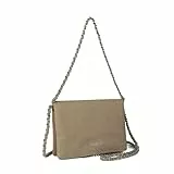 Gladdon Klein Handtasche für Damen, Kleine Umhängetasche Mit Reißverschluss Schultertasche Crossbody Tasche Mit Magnetschnalle elegante Clutch Abendtasche Metall Dekorative(Grau)