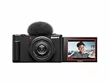 Sony Vlog Kamera ZV-1F | Digitalkamera (Klapp- und drehbares Display, 4K Video, Slow- Motion, Vlog Funktionen) - Schwarz