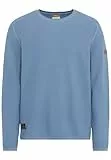 camel active Herren Feinstrickpullover aus Organic Cotton Blau, Menswear-XL