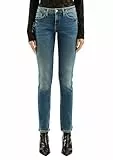 QS Damen Catie/Slim Fit/Mid Rise/Slim Jeans Hose Catie, Slim Leg, 56z4_blau, 40 EU