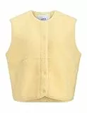 JJXX Damen Jxvera Teddy Vest OTW Sn, Popcorn, 36