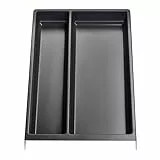Orga-Box Mehrzweckeinsatz SEPARADO Individual schiefergrau genarbt (300 x 474 x 51 mm) Schubladeneinsatz ab 40cm Schrankbreite für große Küchenutensilien