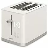 Tefal TT6931 Sense Toaster | 7 Bräunungsstufen | Digitaldisplay | Countdown | Aufwärmen/Auftauen | Krümelschublade | Stopp-Taste | Weiß