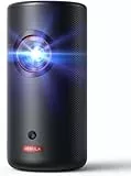 Nebula Anker Capsule 3 Laser 1080p, Smart, WLAN, Mini Beamer, Black, Portable Beamer, Dolby Digital, Laser Projektor, Autofokus, 120-Zoll Bild, 2,5 Stunden Wiedergabe,4K-Dekodierung