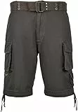 Build Your Brand Herren B2001-savage Vintage Cargo Shorts, Anthrazit, L EU