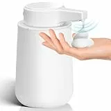 Phneems Seifenspender Automatisch Schaumseifenspender Elektrischer Seifenspender mit Sensor 250ml Soap Dispenser Automatic USB-Aufladung IPX5 Waterproof FüR Bad Küche Weiß