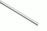 GARDINIA Seitenprofil für Rollo, 150 cm, Kunststoff, Weiß, 2 Stück
