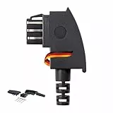 SCHWAIGER TST4211 533 Telefon Stecker TAE-F Adapter Anschluss Telefonadapter Router Schnellbaustecker ohne Löten mit Knickschutz schwarz