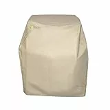 tepro Universal Abdeckhaube für Grillwagen, Klein, Wetterfest, Wasserabweisend, mit UV-Schutz, aus strapazierfähigem Polyethylen, Maße ca. 104,1 x 48,3 x 101,6 cm, Beige