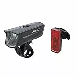 XLC Lichtset 'Proxima Pro' CL-S25 - leistungsstarkes und modernes Lichtset mit Osram LEDs, Schwarz