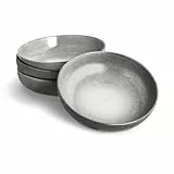 SPRINGLANE Suppenteller 4er-Set - Geschirr Misty Cliff, Grau, Steingut Tafelservice
