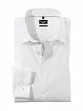 OLYMP Herren Hemd No. 6 Super Slim Fit Langarm, Weiß, 40