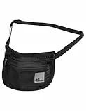 Jack Wolfskin Unisex Document Belt DE Luxe Hüftgürtel, Black, ONE Size