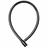 ABUS Kabelschloss 3406K - 55 mm langes Stahlkabel mit Kunststoffummantelung - Fahrradschloss mit ABUS-Sicherheitslevel 1 - Schwarz