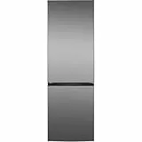 Bomann® XXL Kühlschrank mit Gefrierfach 186cm | 60cm breit | Kühlschrank mit Gefrierfach freistehend | Kühlgefrierkombi 4 Ablagen | Türanschlag wechselbar | 40db | Refrigerator KG 7357 inox