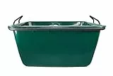 UvV-FMK Fertigmörtelkübel, Mörtelwanne 200 Liter, kranbar, TüV geprüft (Grün)