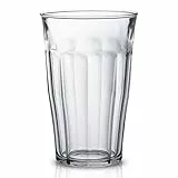 Duralex 1030AB06A0111 Picardie Six Trinkglas, Wasserglas, Saftglas, 500ml, Glas, transparent, 6 Stück