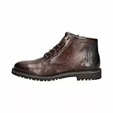 bugatti Herren Schnürstiefel, Männer Stiefel, Wechselfußbett,schnürboots,halbstiefel,schnürung,Winterstiefel,Dunkelbraun (6110),44 EU / 9 UK