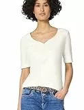 Damen Basic T-Shirt mit Herzausschnitt