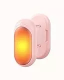 VEGER Handwärmer 2er-Pack 6000mAh, Taschenwärmer Wiederaufladbar mit 3 Stufen, Elektrische Hand Warmers, Handlich & Praktisch, ideal für Outdoors,Spaziergänge,Ski,zum Boulen und mehr im Winter(Rosa)