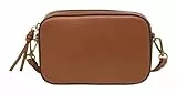 Marc O'Polo Leder Umhängetasche Liana Crossbody Bag Dark Cognac braun
